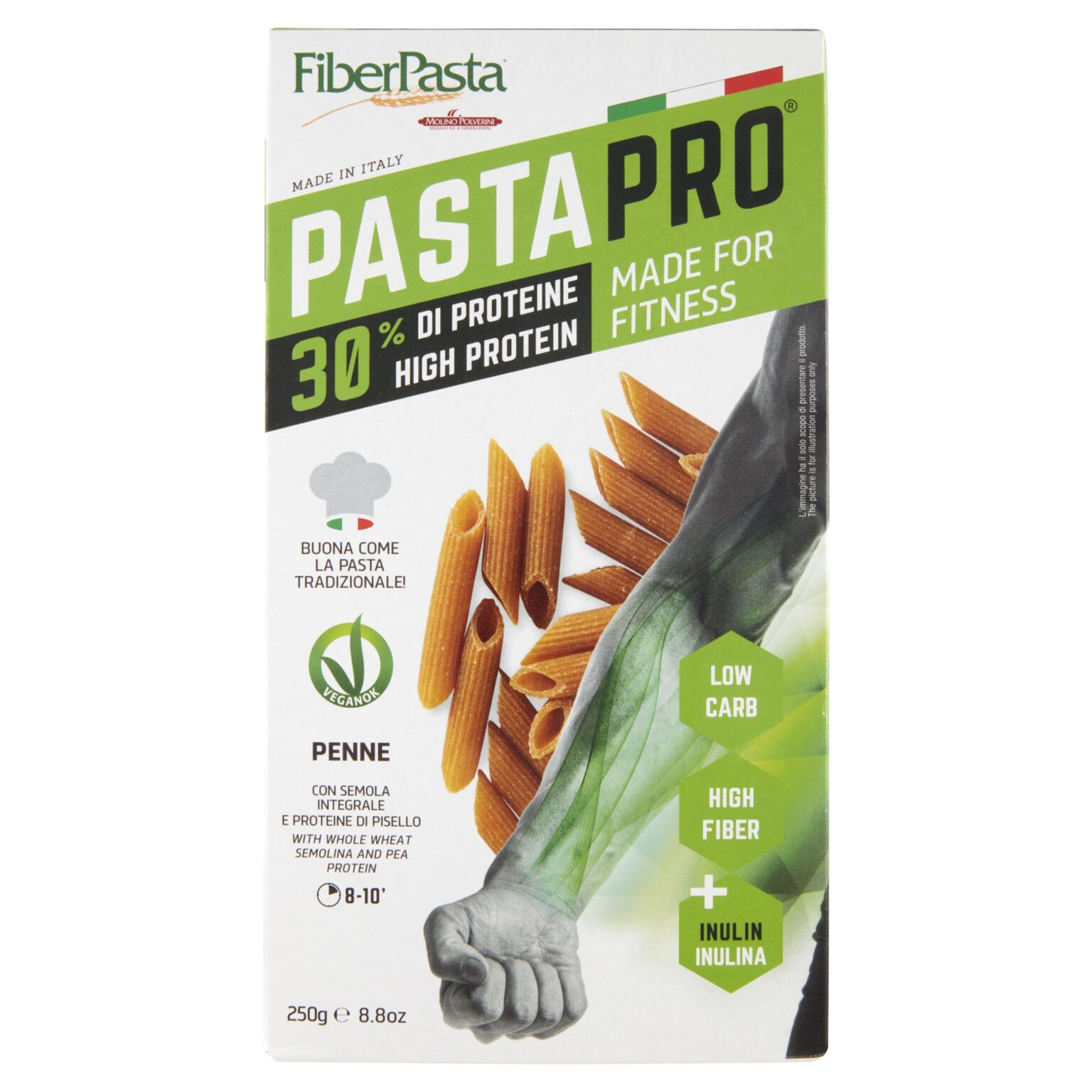 FiberPasta, low glycemic index pasta and flour PASTAPRO Protein Pasta