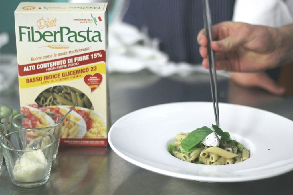 Penne FiberPasta con pesto